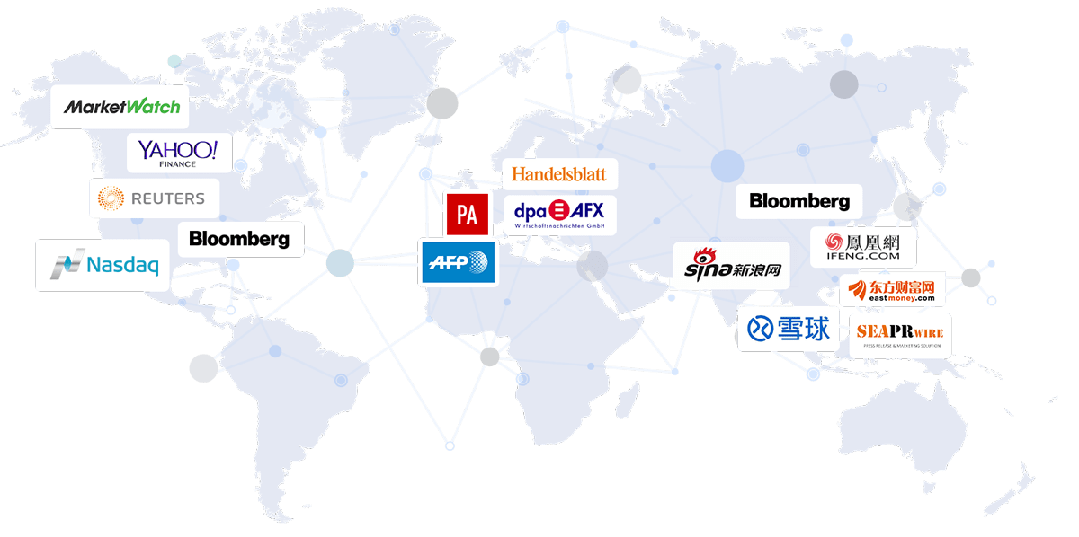 Newswire world map | EQS Group