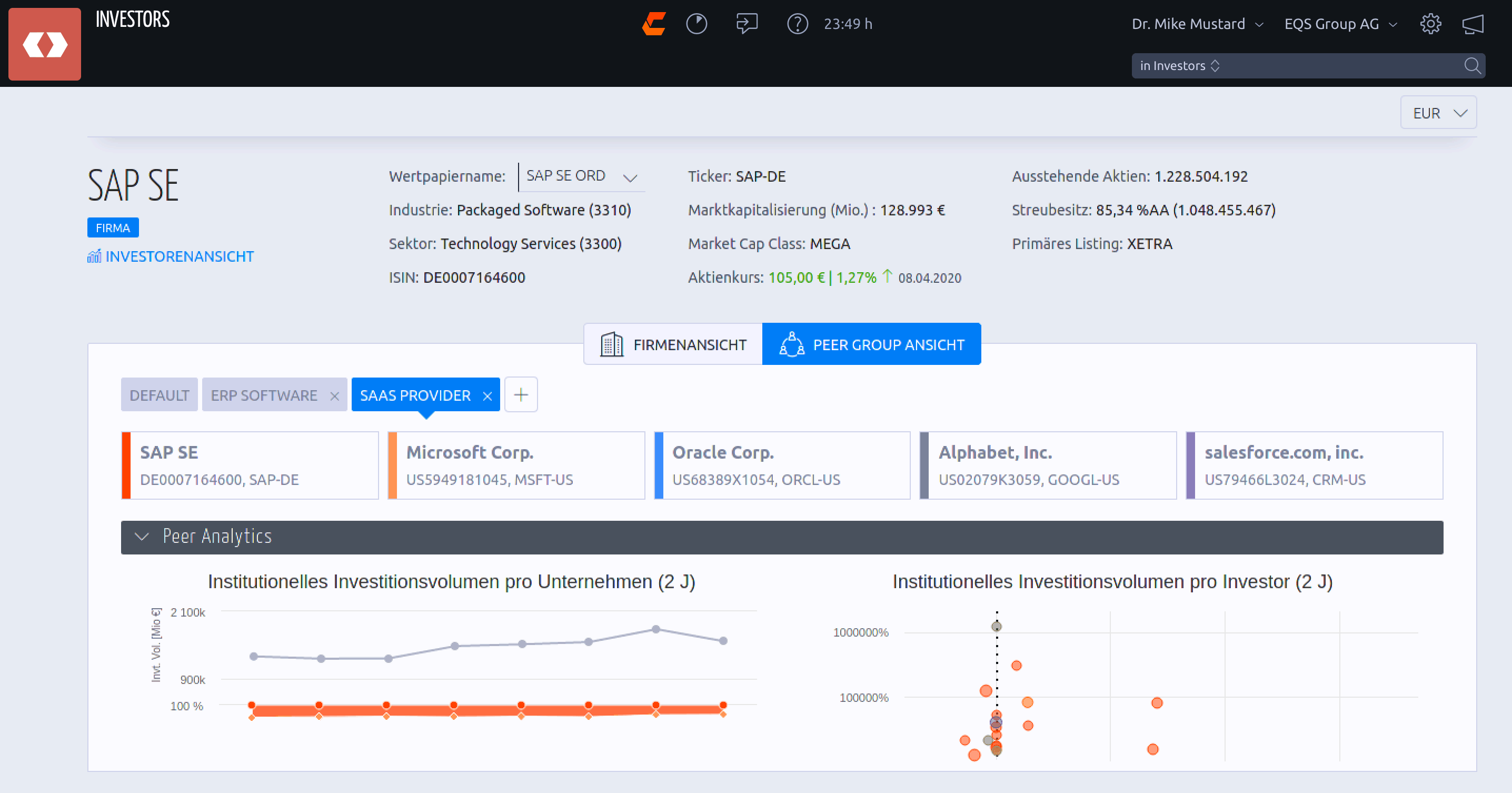 Screen Investor Targeting | EQS Group