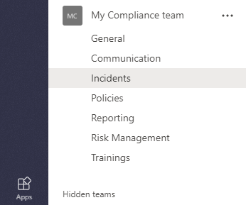 Screenshot Microsoft Teams