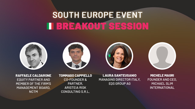 ECEC SEE Event Breakout Session Italy | EQS Group