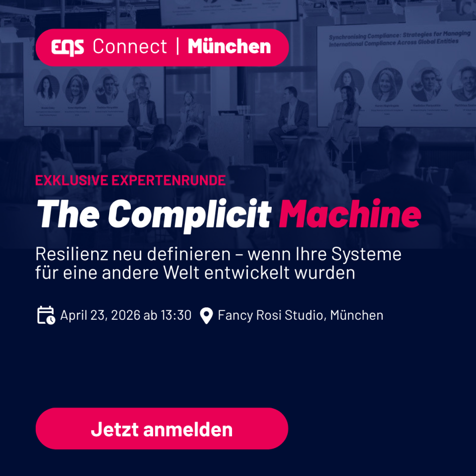 EQS Connect - Munich - The Complicit Machine