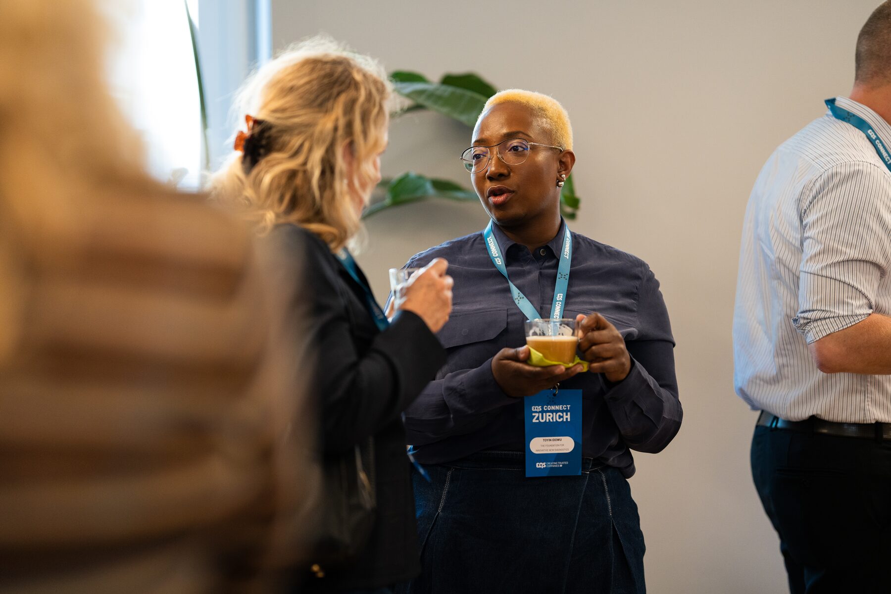 Networking and flying dinner at EQS Connect Zurich 2025