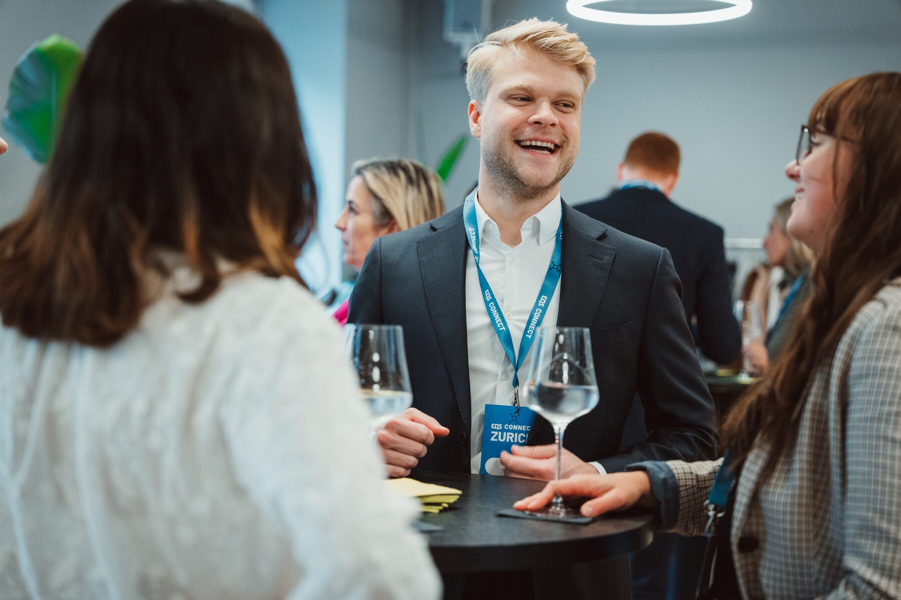 Networking drinks at EQS Connect Zurich 2025